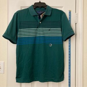 Navtech By Nautical Men’s Polo Performance Size XS Green Leaf Holiday Color NWT
